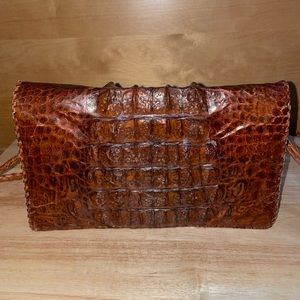 Vintage Genuine Alligator Leather Purse